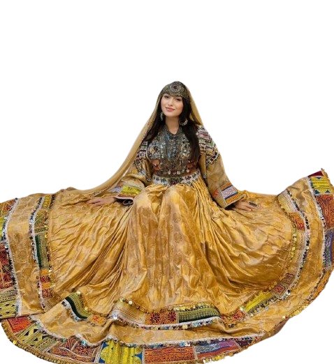 Afghani bridal dress